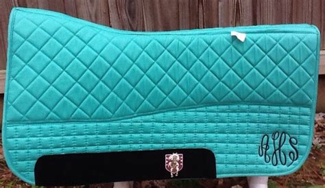 custom made saddle pads.